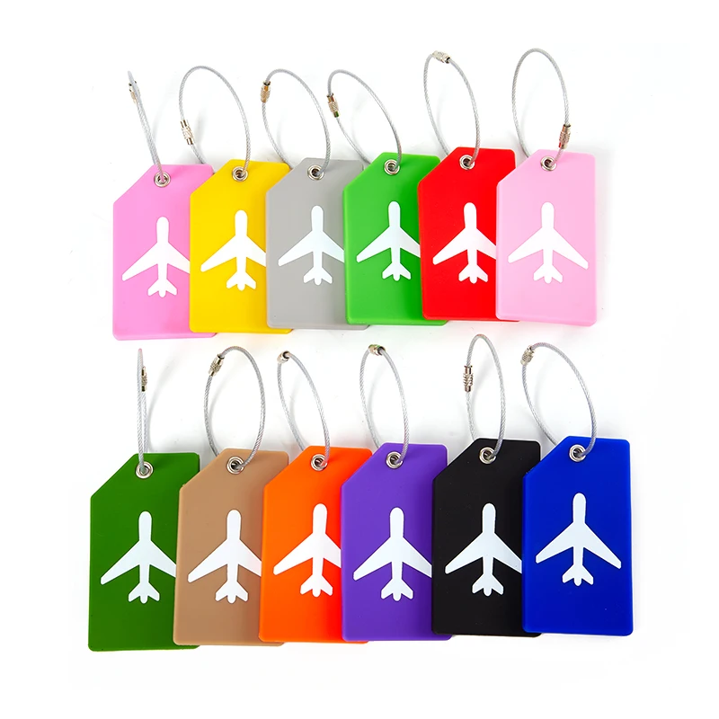 

Fashion Silicon Travel Luggage Tags Baggage ID Addres Name Tags Suitcase Address Label Holder Luggage Tag Travel Accessorie