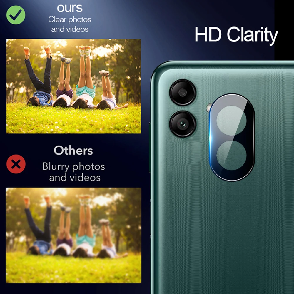 2 шт. защитное стекло для телефона с изогнутым объективом камеры 3D Samsung Galaxy A04 A 04 04A