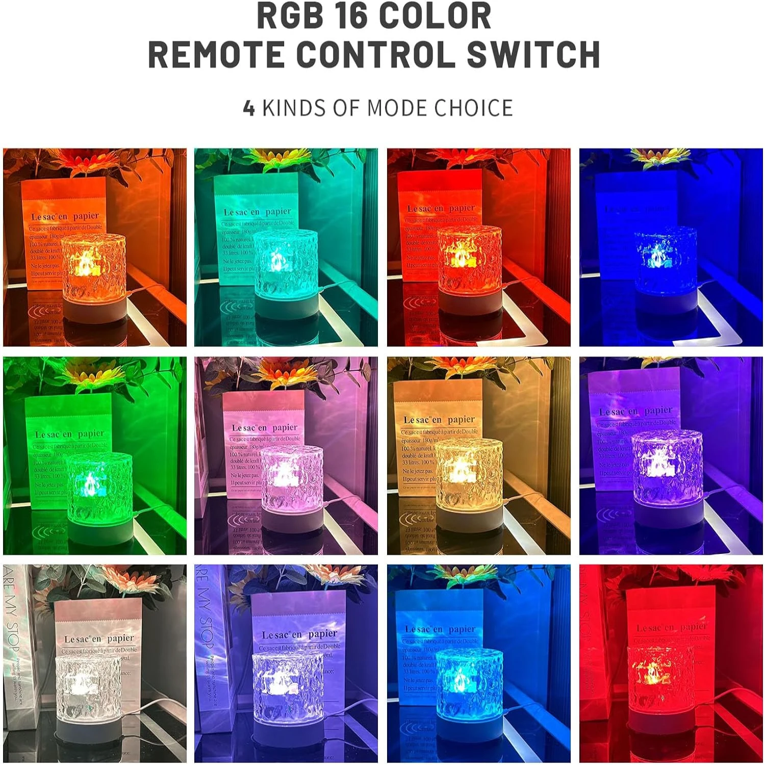 Идеальный потрясающий USB-ночник с водной рябью для создания праздничной