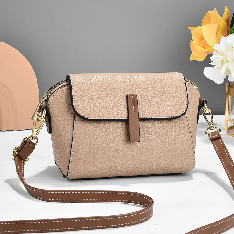 

Роскошная дизайнерская однотонная женская маленькая сумка, модная сумка-мессенджер через плечо, женская сумка-Кроссбоди из искусственной кожи
