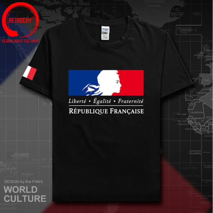 

France French Republic T Shirt Man Jerseys T-shirt Nation Team Tops Cotton Meet Fans Streetwear Fitness Casual Tee New FRA Shirt