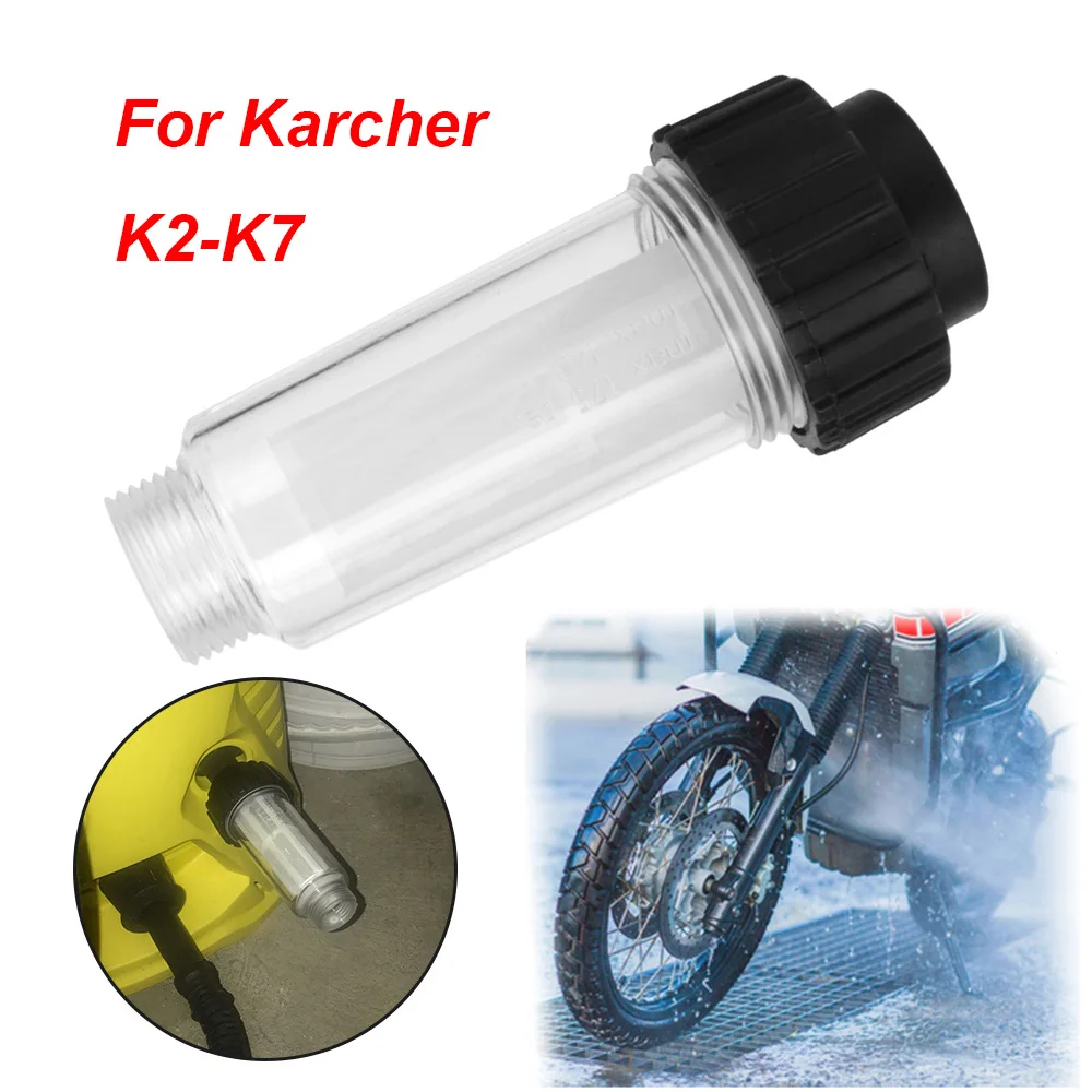 

Motorcycle Washer Filter Nozzles For Karcher K2 K3 K4 K5 K7 Lavor Nilfisk High Pressure Gun Hose Connector G3/4 Car Accessories