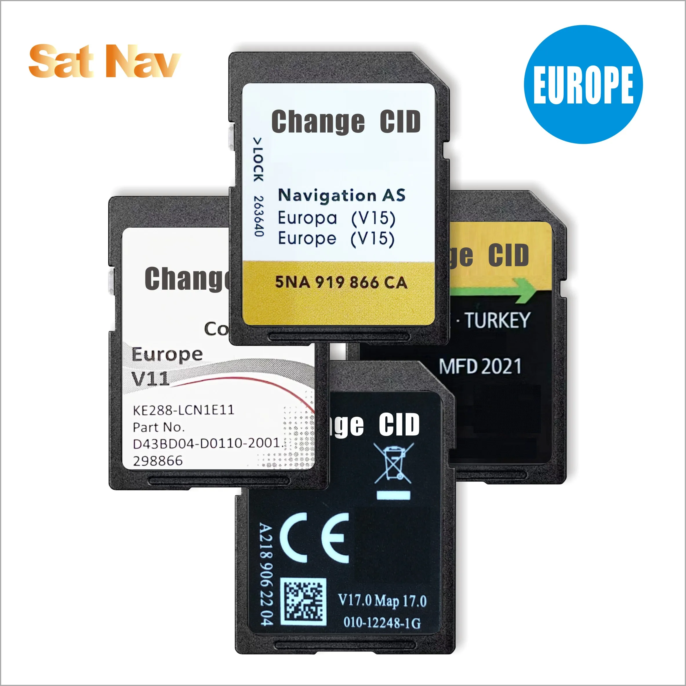 Карта навигационной карты SD Star 1 Garmin A Class W176/B/CLA/GLA Pilot 2022 V17.0 для Mercedes |