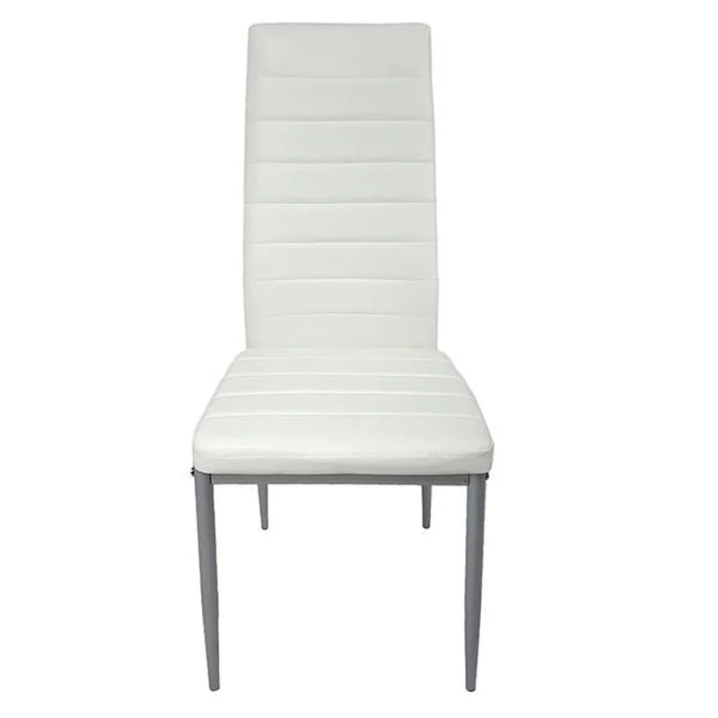 

4pcs High Grade PVC Leather Comfortable Chairs White（only 4pcs Chair）