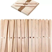 50pcs wooden wax core holder soy wax for candles aromatherapy candle making tool candle making supplies wick centering device