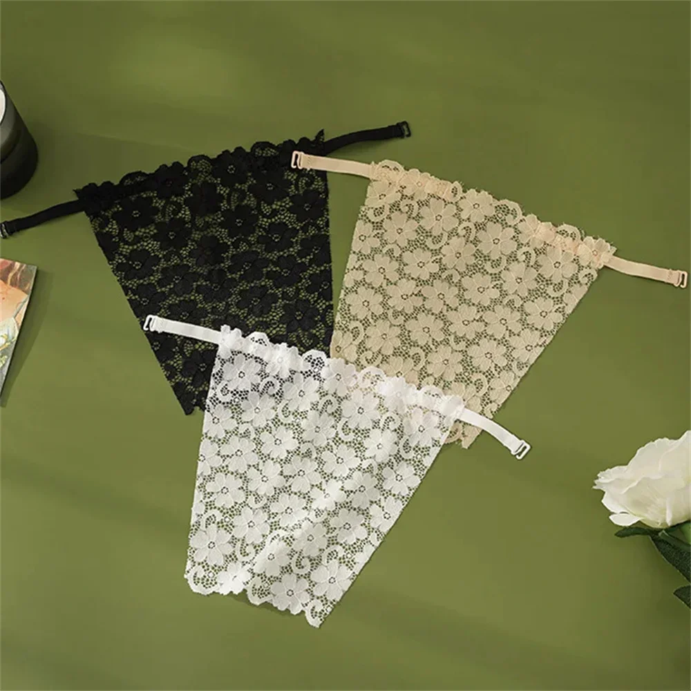 Женский кружевной чехол на воротник с эластичной лентой для футболки