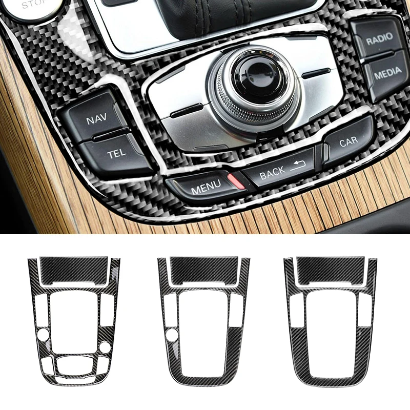 

Центральная консоль из углеродного волокна для Audi A4L A5 2009 2010 2011 2012 2013 2014 2015 2016/ Q5 2010 - 2018