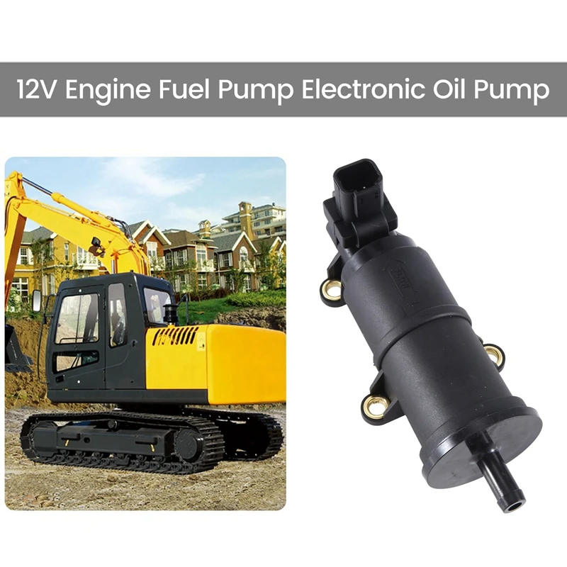 

1 PCS 12V Engine Fuel Pump Black ABS For Caterpillar C7.1 C4.4 Excavator 312D2 E312D2 C6.6 C7.1 4465409 446-5409
