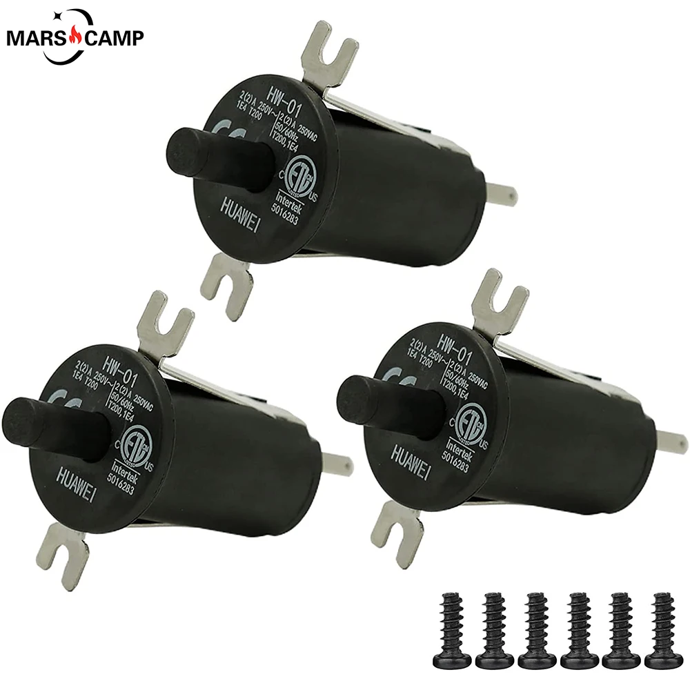 

3 Pack Replacement Part Hopper Lid/Door Switch Kit For Masterbuilt Gravity Series 560/800/1050 XL Digital Charcoal Grill&Smoker