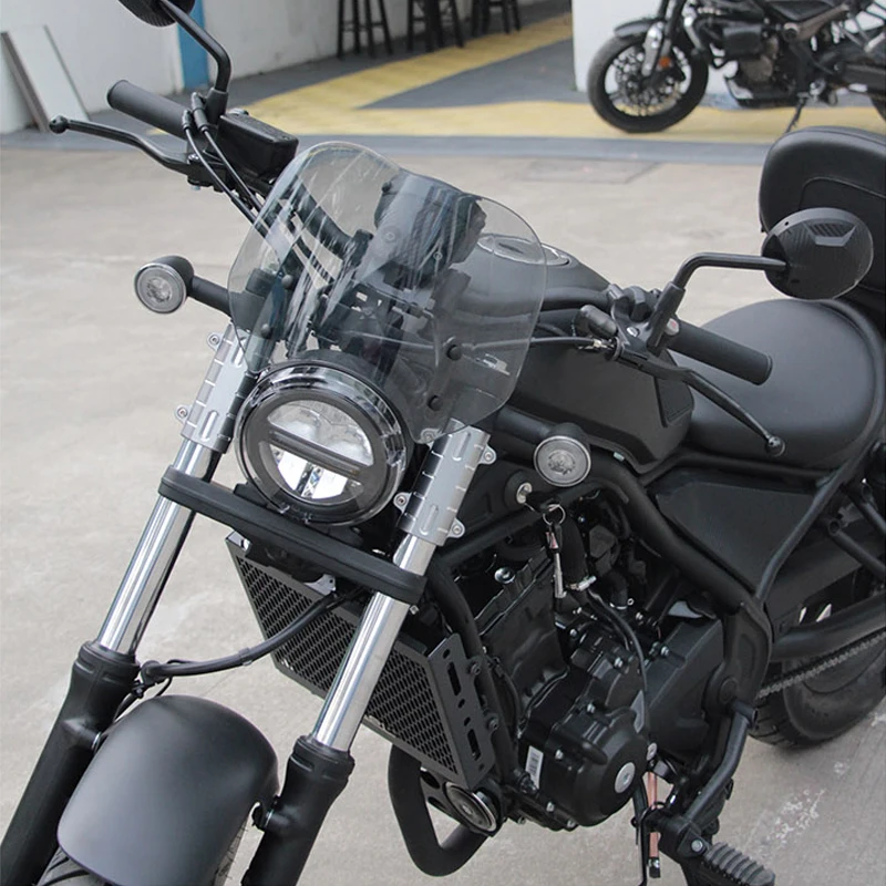 Mtk гонки для honda rebel 500 cmx 300 мотоциклетный передний экран ветровое стекло breeze