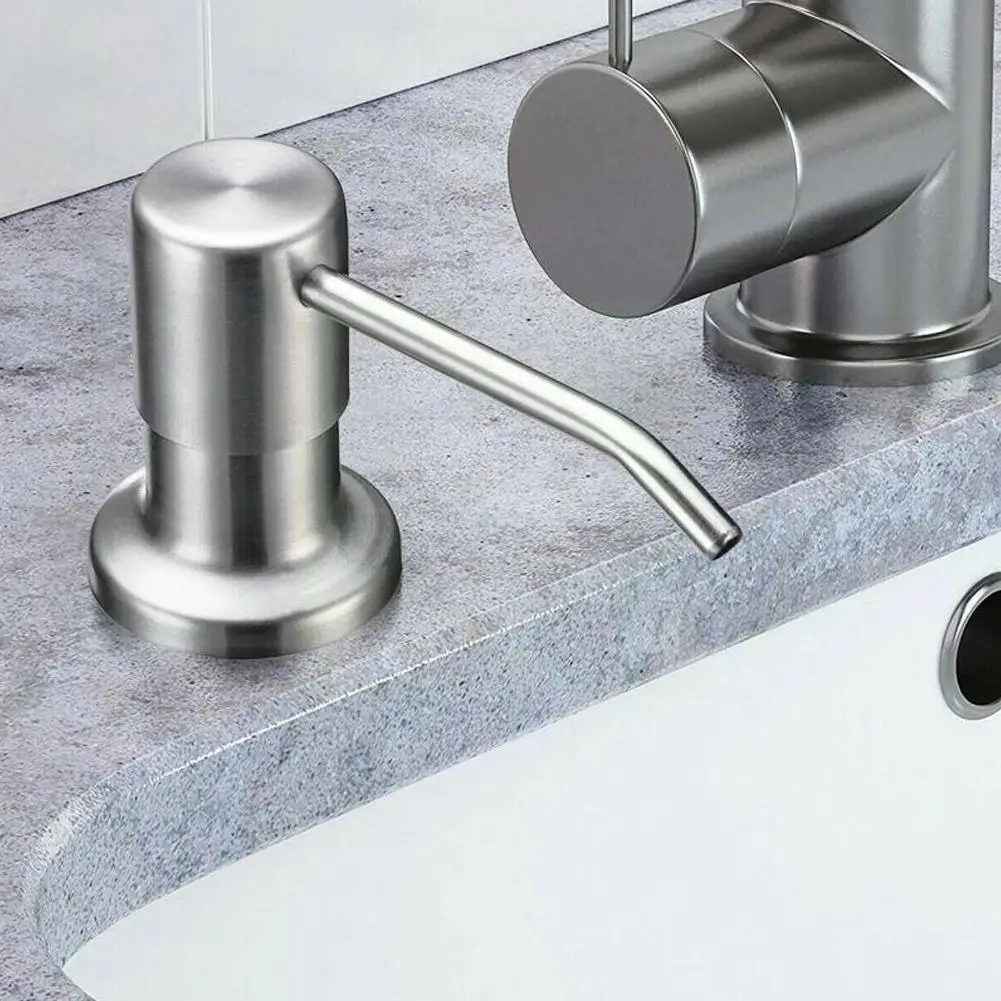 

300ml Kitchen Sink Soap Dispenser Black Abs Dispenser Soap Lotion Liquid Detergent Dispensers Dispensers Steel O7e3