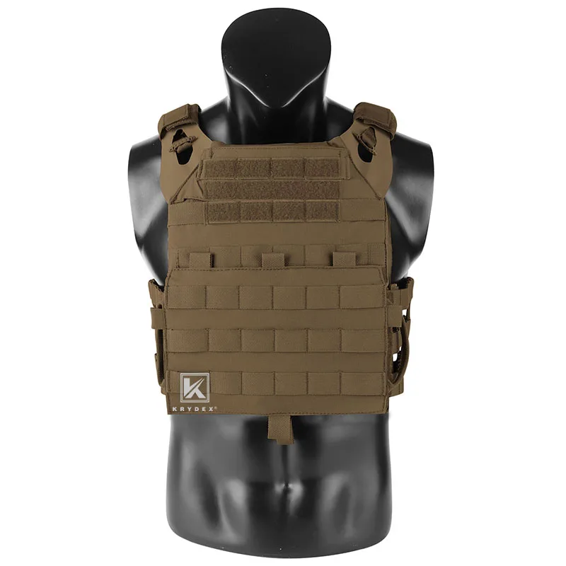 KRYDEX JPC2.0 Plate Carrier Tactical Vest Coyote Brown High Speed Instant Shoulder Strap Quick Release Assaulter Armor Vest
