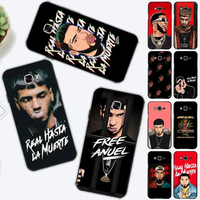 

Rapper Anuel AA Real Hasta La Muerte Phone Case for Samsung J 2 3 4 5 6 7 8 prime plus 2018 2017 2016 core