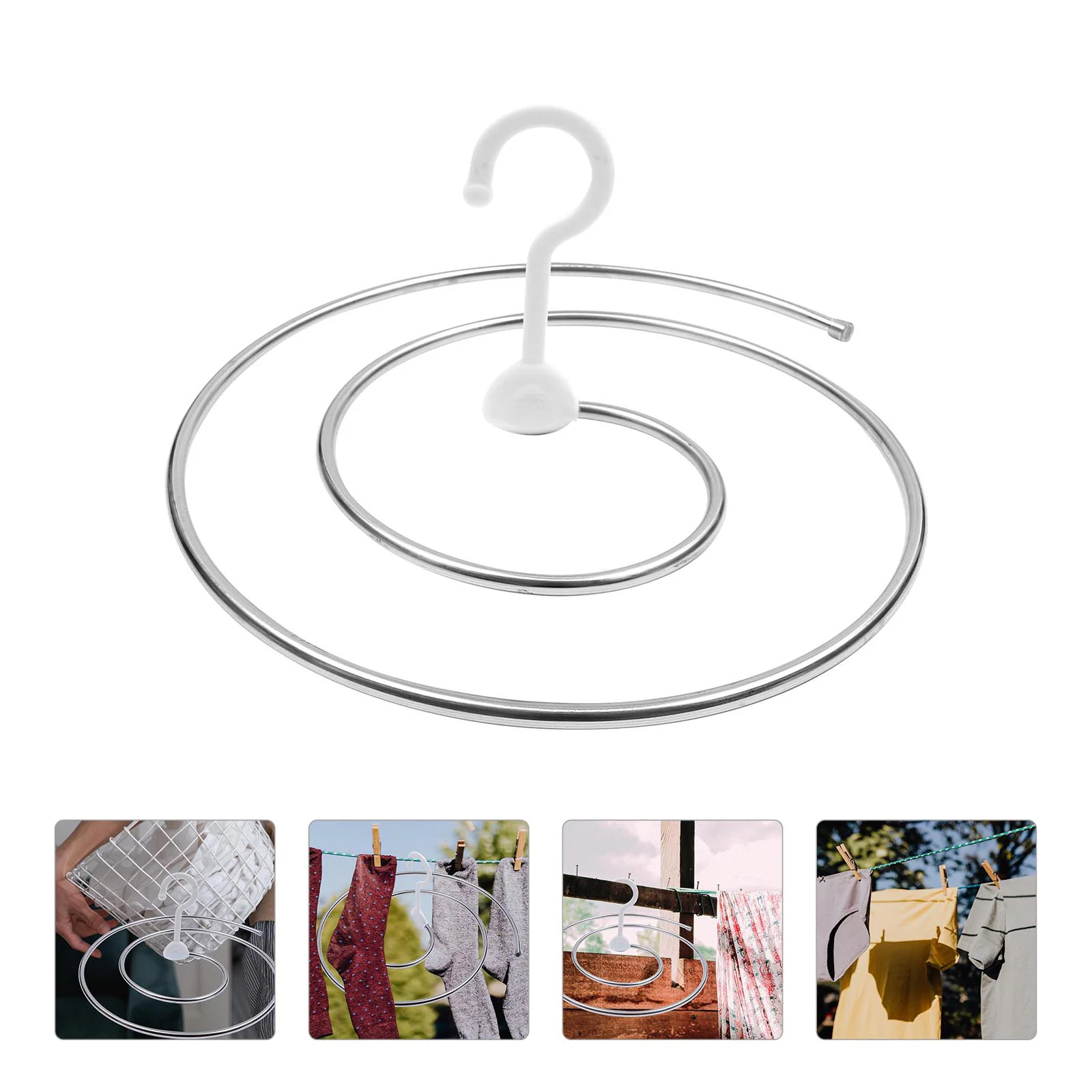 

Hanger Drying Rack Clothes Spiral Sheet Bed Rotating Blanket Towel Bedspread Artifact Laundry Quilt Airer Stand Large Metal