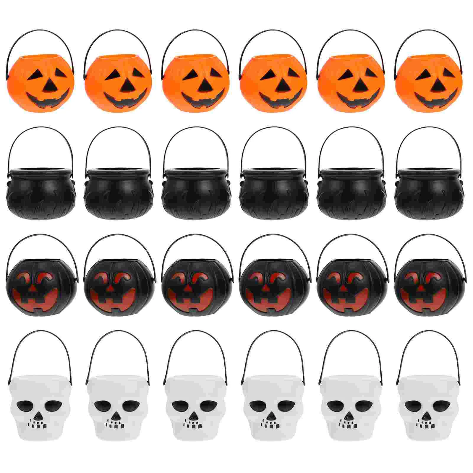 

Bucket Candy Or Trick Treatlight Pumpkinbuckets Singing Pumpkins Treatingholder