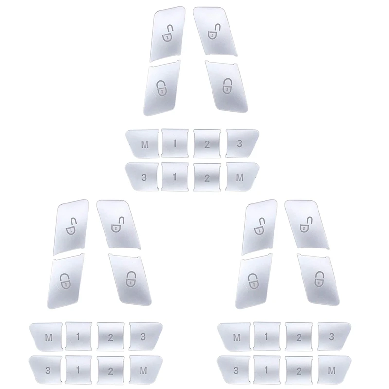 

36 шт., наклейки на автомобильные дверные сиденья Mercedes Benz CLA/GLA/GLK/GLE/CLS/GL/ML/A/B/E