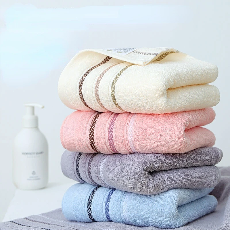 

100% Long-staple Cotton Thickened Enlarged Household Wash Face Bath Adult Soft Absorbent Towel Support on Behalf of The Delivery