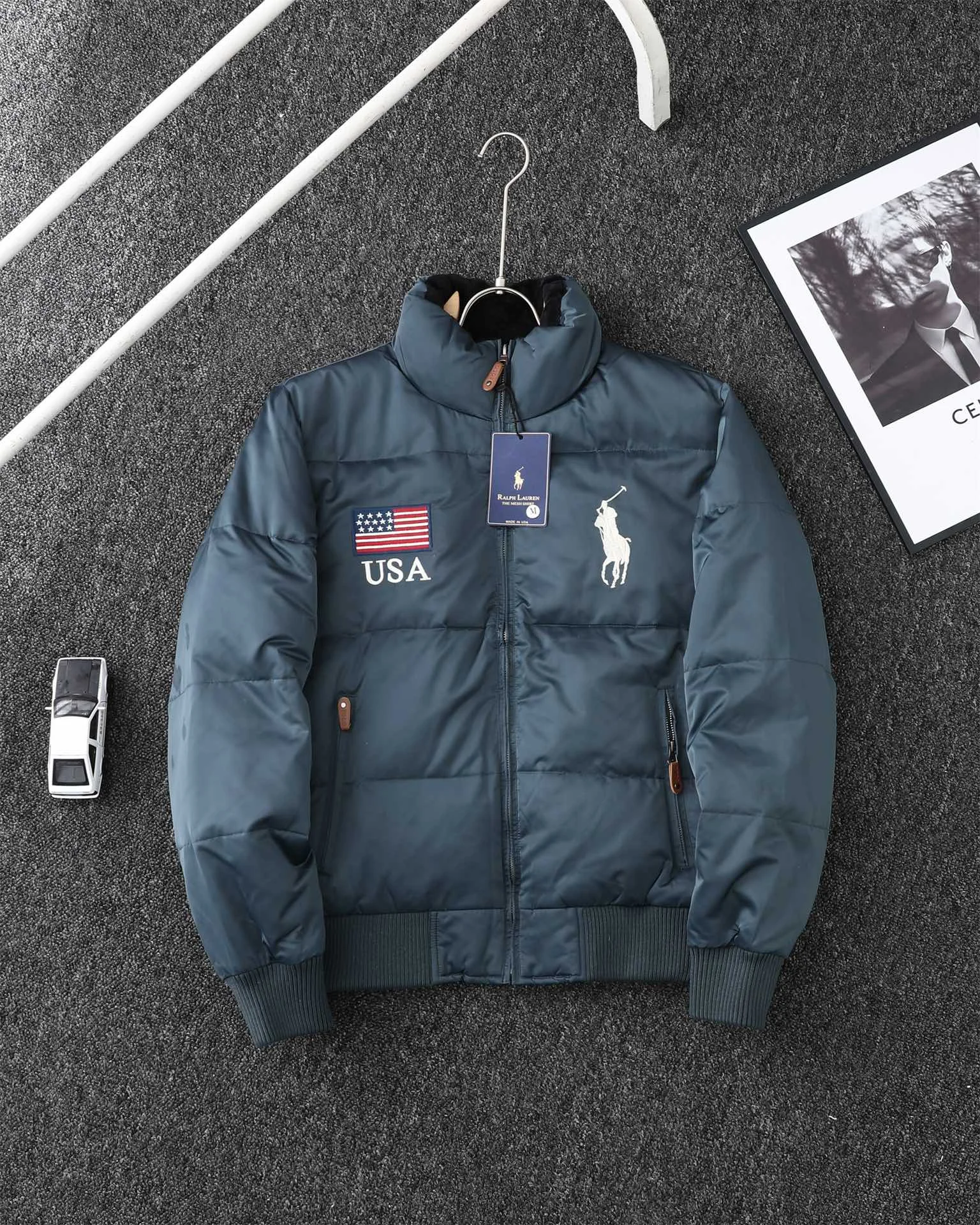 Пуховик Ralph Lauren высокое качество Мягкий и удобный Износостойкий Тонкая посадка