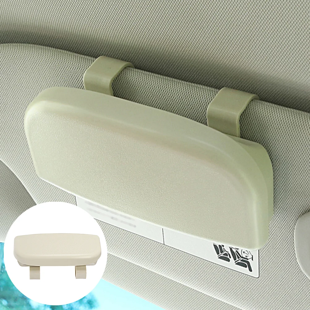 

2pcs Sun Visor Glasses Holders Eyeglasses Clip Cases Universal Car Visor Glasses Organizers