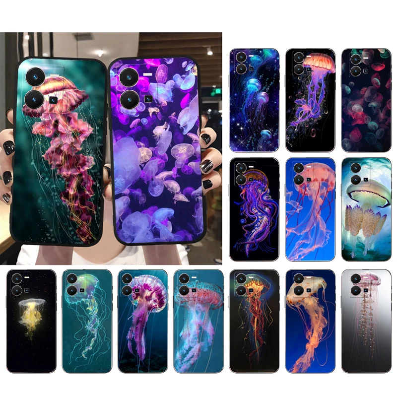 

Phone Case for VIVO Y53S Y33S Y11S Y31 Y21 Y70 Y20 Y21S Y72 Y22S Y35 Y51 Y01 V23E V21 V23 V21E Jellyfish Case