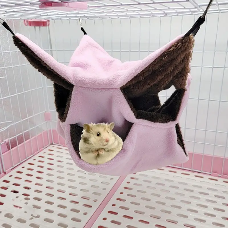 

3 слоя хомяк гамак домик для крыс удобные домашних животных гнездо теплого сна питомца в среду обитания подвесная клетка