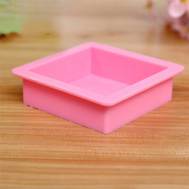 

Silicone Mold Square Shape Soap Mold Muffin Case Candy Jelly Ice Cake Silicone Silicone Cake Tool Chocolate Mold