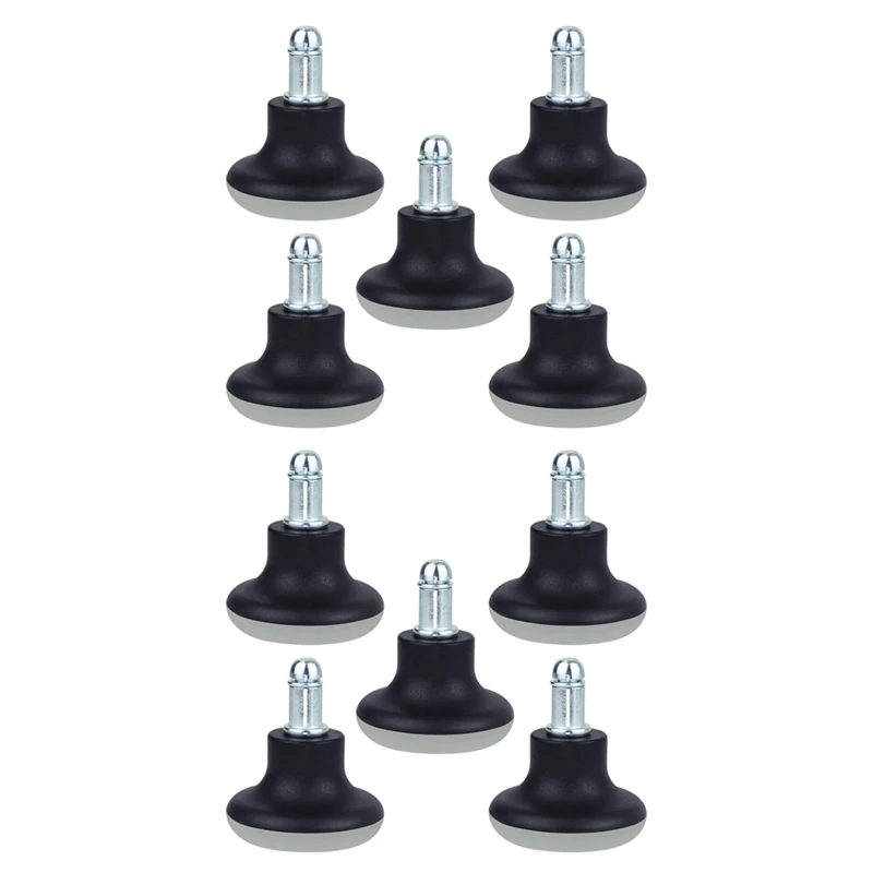 

10Pcs Bell Glides Replacement Office Chair Wheels Stopper Office Chair Swivel Caster Wheels, 2 Inch Stool Bell Glides