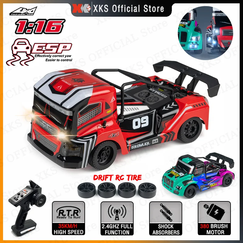 Радиоуправляемый грузовик Sg1609 Sg1610 1/16 2,4G внедорожник 4x4 с дистанционным управлением полноприводный автомобиль 35 км/ч скалолазание дирфут гоночный игрушечный Радиоуправляемый автомобиль подарок для детей