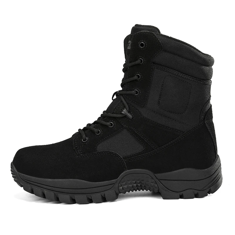 New Men's Military Leather Boots Special Forces Tactical Desert Combat Men's Boots Outdoor Ankle Boots