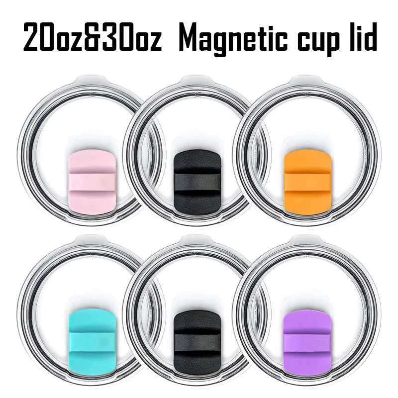 

Hot Magnet Cover 20oz-30oz Car Cup Insulation Cup Cover AS Plastic Ice Bully Cup Push Piece Magnetic Cover