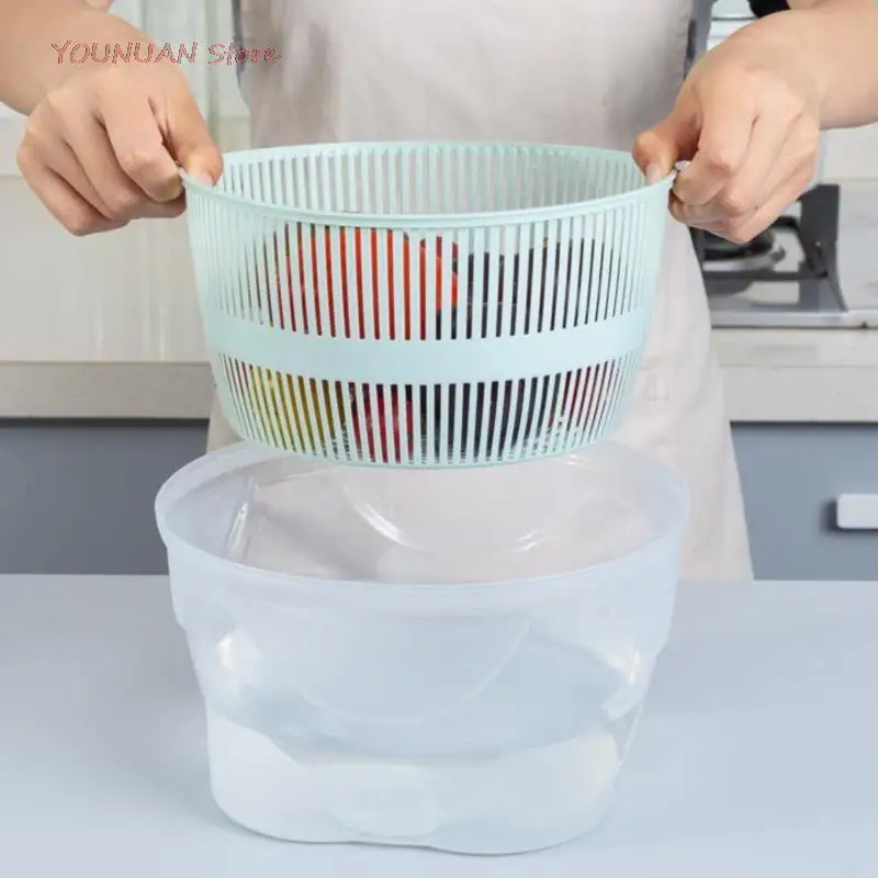 1pc High Quality Salad Spinner Lettuce Greens Washer Dryer Drainer Crisper Strainer For Washing | Fruit & Vegetable Tools