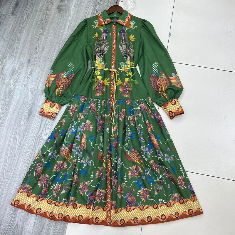 

S460 High quality New Fashion Women 2023 lady Dress Luxury famous Brand European Design party style dress