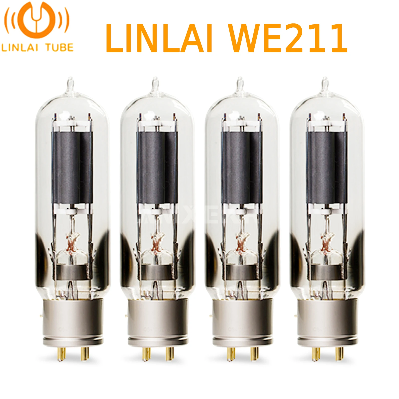 

Вакуумная трубка LINLAI WE211, аудиоклапан Hi-Fi, замена 211, комплект электронного трубчатого усилителя, сделай сам, Подлинная точность, подходит для Quad