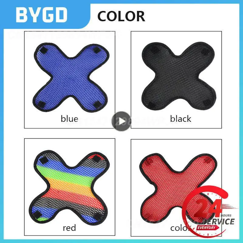 1~10PCS Motorcycle Vehicle Helmet Padding Motorcycle Safety Protection Hat Cap Inner X Model Air Mesh Microfiber Helmet Cooling