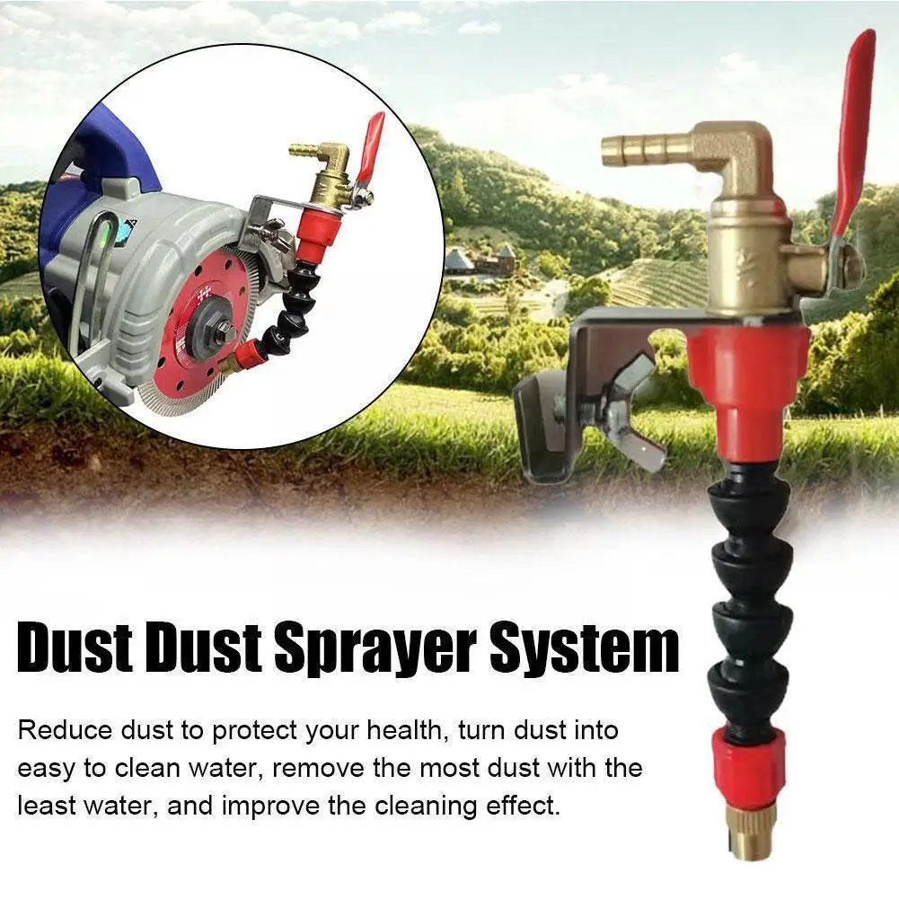 

Dust Remover Water Sprayer System Nozzle Coolant Misting Dust-proof For Marble Brick Tile Cutting Machine Angle Grinder Cut V0H5