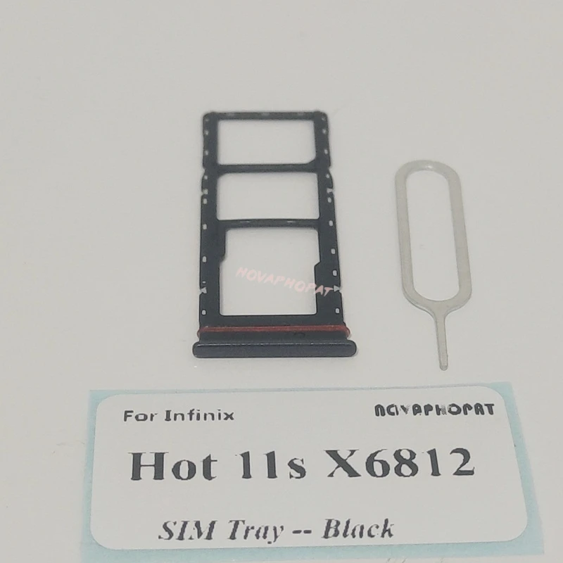 Совершенно новый лоток для SIM-карты Infinix Hot 11s X6812 X6812B держатель Sim-карты слот