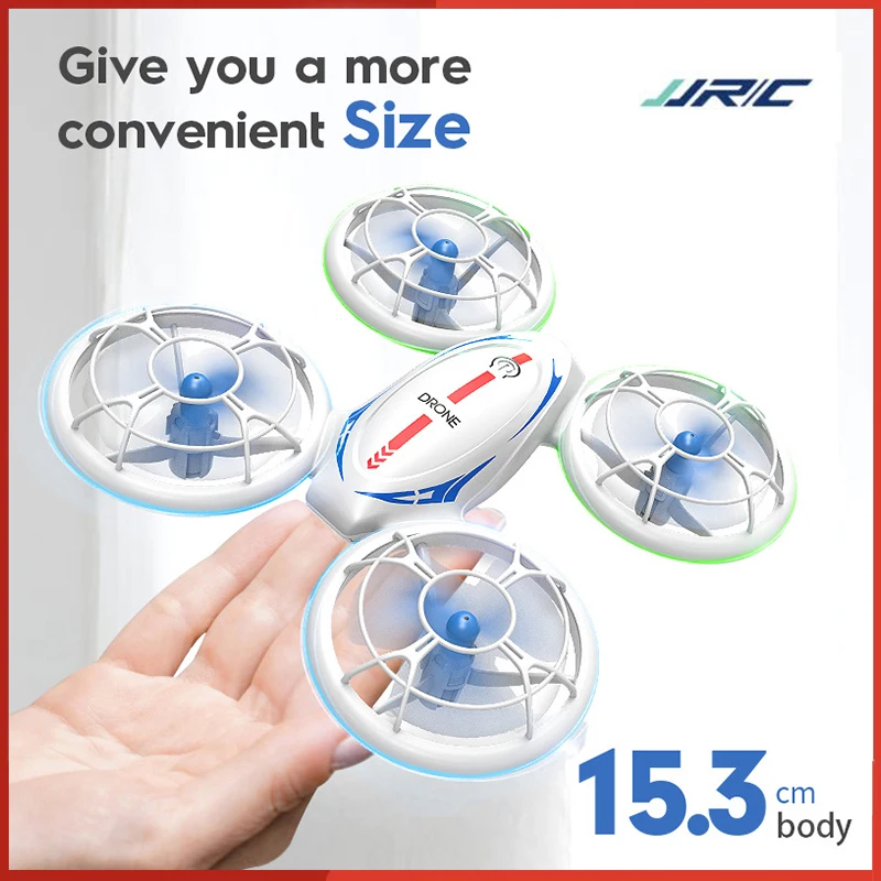 

JJRC Новый летательный аппарат с дистанционным управлением детский Квадрокоптер мини Дрон с фиксированной высотой игрушка подарок радиоуправляемый самолет дроны вертолет мини Дрон