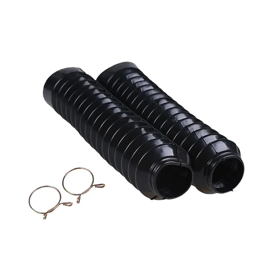 

1 pair of fork dustproof boat shock absorbers 210x42x25mm black
