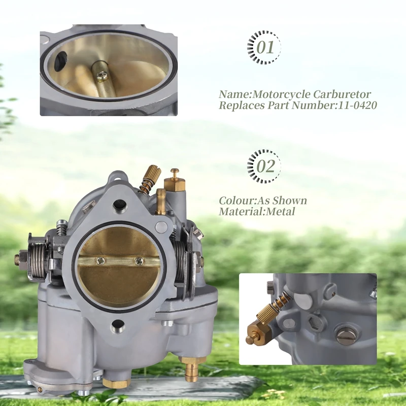 11-0420 карбюратор мотоцикла для Big Twin Super E и Sportster S&ampS Shorty Carb XL 883 1000 1100 1200