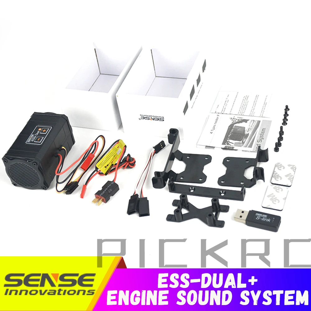 Радиоуправляемый автомобиль Sense ESS-ONE ESS-два динамика, звуковой симулятор двигателя для Axial SCX10 II WRAITH