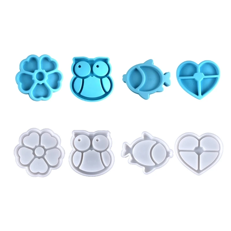 

Box Resin Mold Flower Heart Fish Shape Small Jar Epoxy Resin Casting Mould