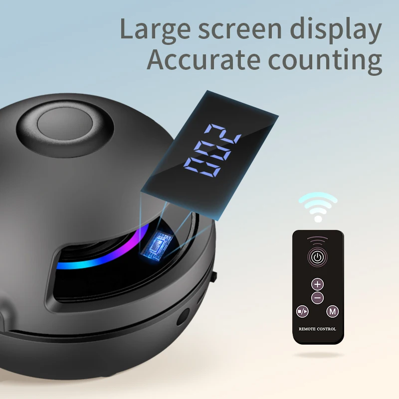 2023 Новый интеллектуальный прыгающий веревочный аппарат Bluetooth Skipping Workout Automatic Counting для семьи.