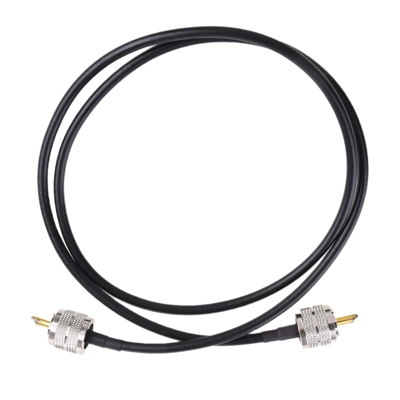

E9LB PL259 Cable Jumper UHF Coax Cable Low Loss RG58 50 Ohm for CB Radio HAM Radio