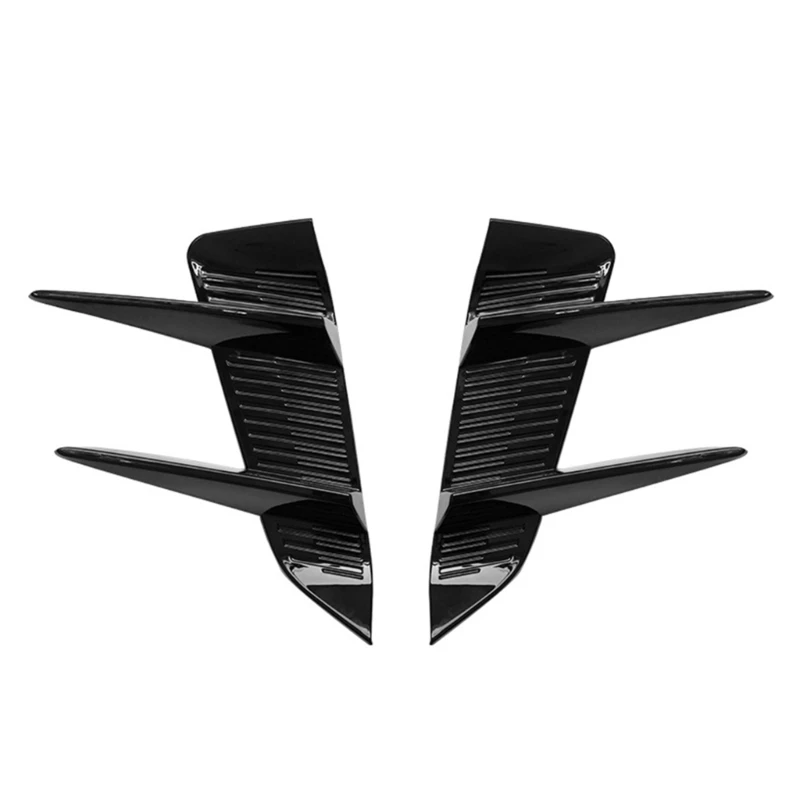 

Car Front Bumper Spoiler Side Air Vent Decoration Cover Sticker Accessories Replacement Compatible for MG4 EV2022-2024