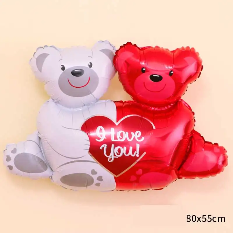 Мультяшное свадебное платье для невесты и жениха воздушные шары из алюминиевой