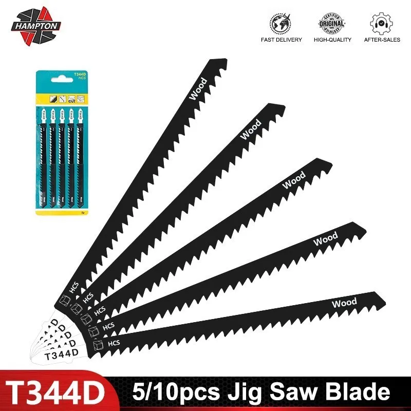 Ножовочное полотно с Т-образным хвостовиком T344D HCS, ножовочное полотно для резки толстой Строительной Древесины, мягкой древесины, ДСП, фанеры с древесным сердечником