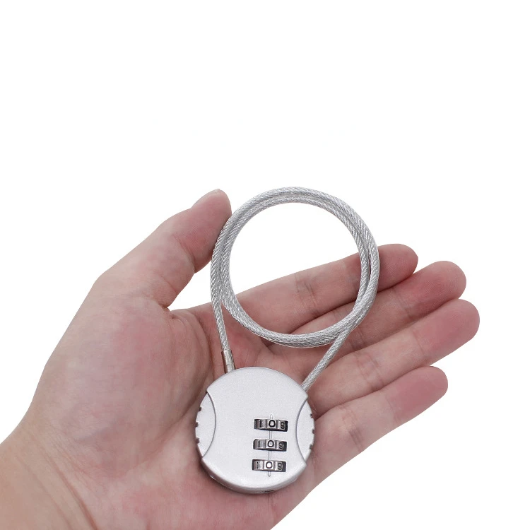 

Lintolyard Motorcycle Helmet Lock Anti-theft Extended Wire Rope Electric Vehicle Lock Mountain Bike Password Helmet 13.5cm 40cm