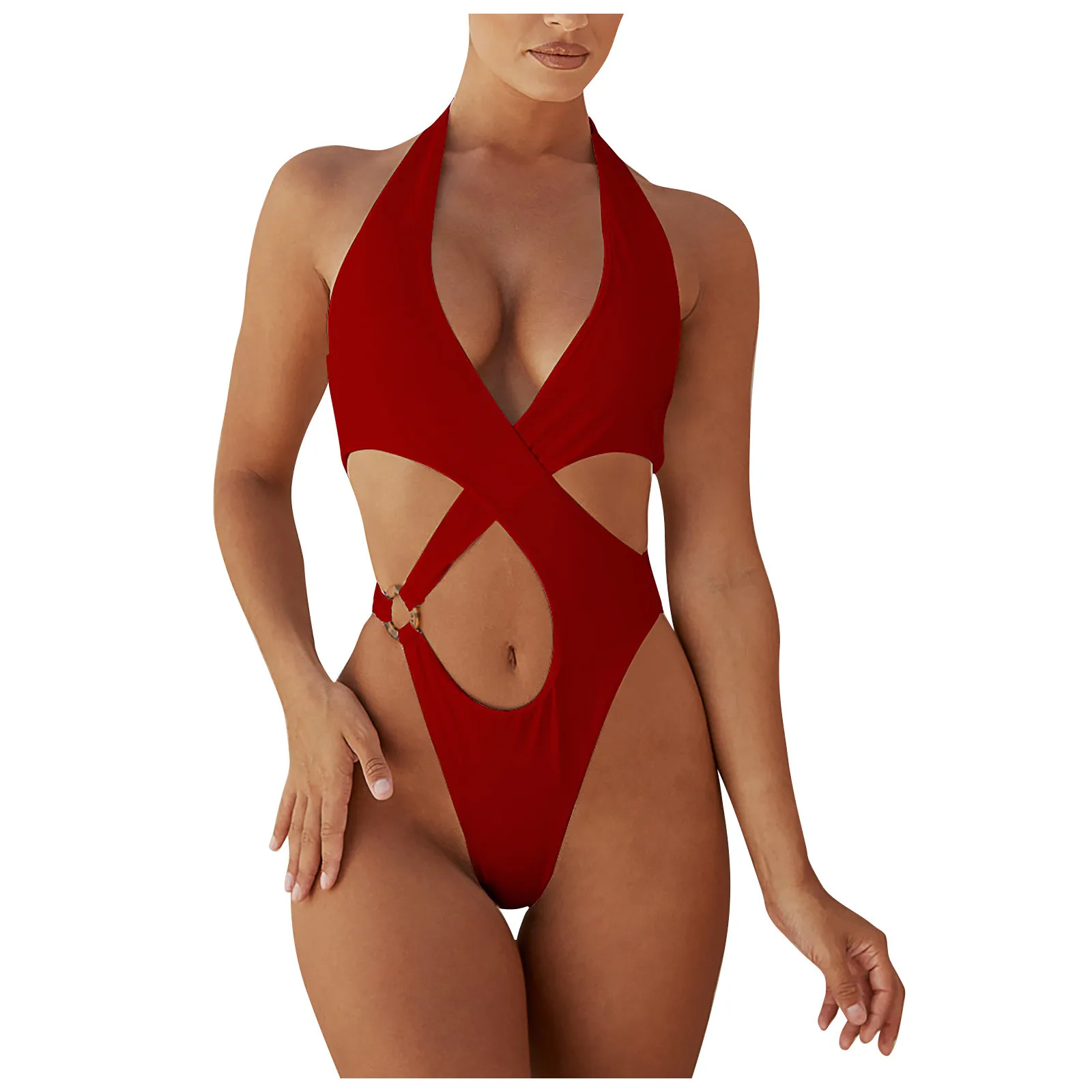 

Big Bust Swimwear Suit One-Piece With Tummy Bathing Big Bust Swimwear Bright Swimwear