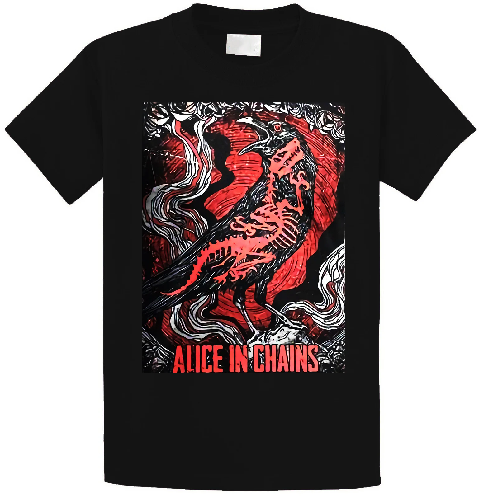 

Crazy T Shirts Comfort Soft Men O-Neck Alice In Chains Sap Black Men'S Short-Sleeve Shirt