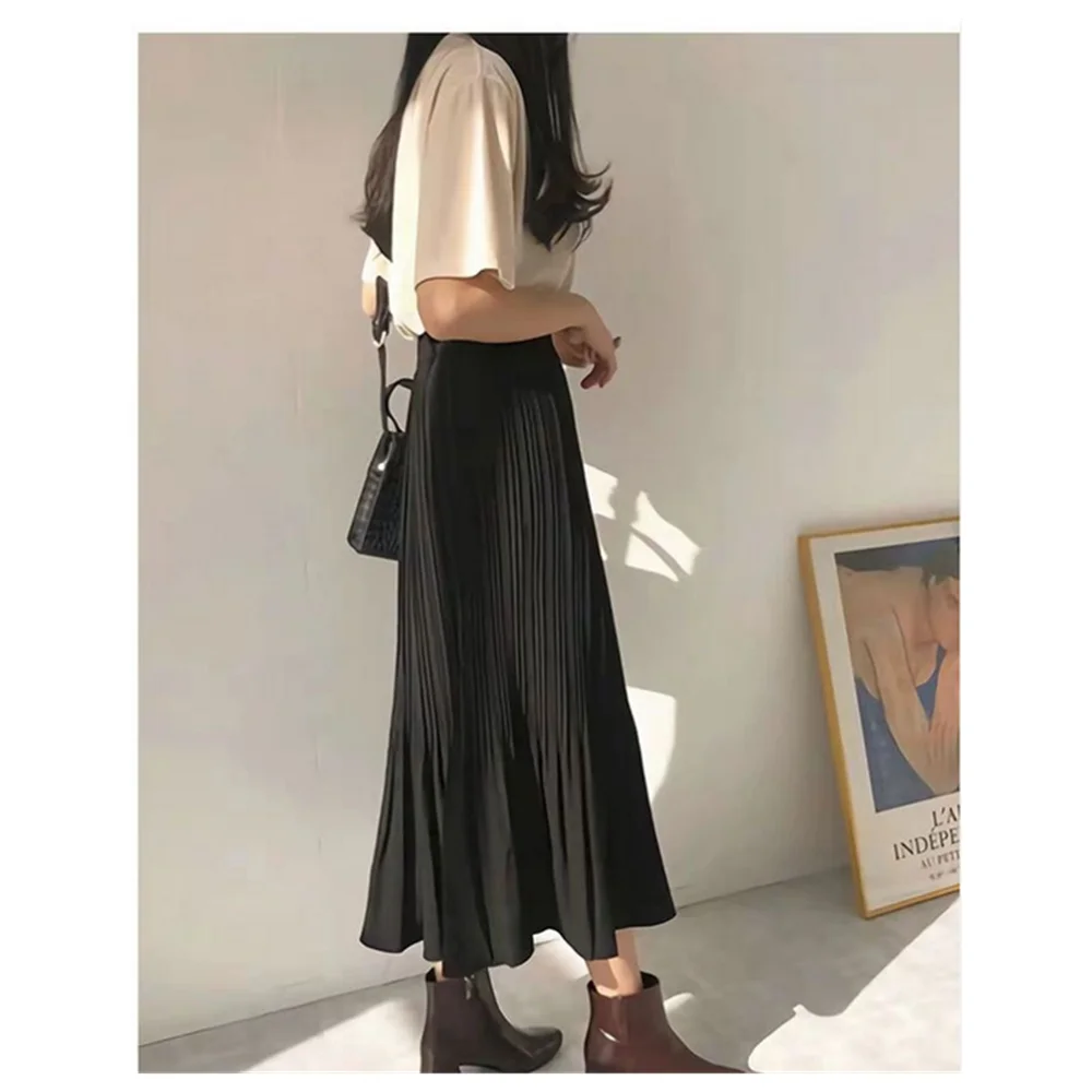 Женская юбка с надписью a новая коллекция 2021 тонкая белая шифоновая высокой